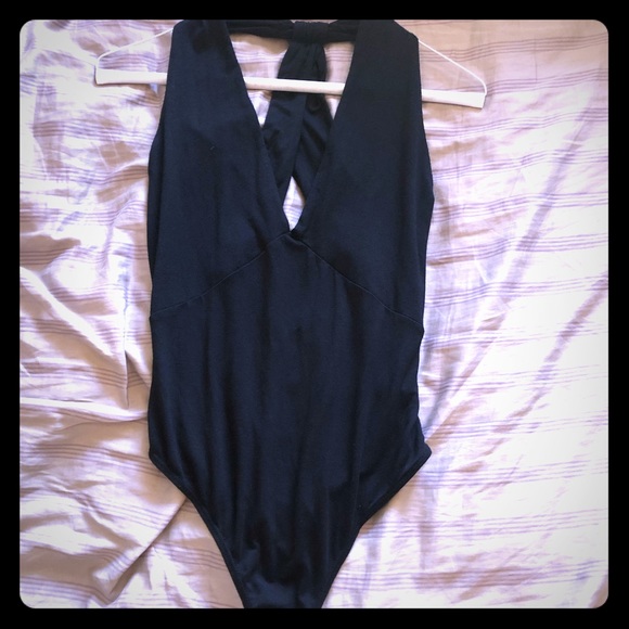 Lush Tops - Sexy black bodysuit